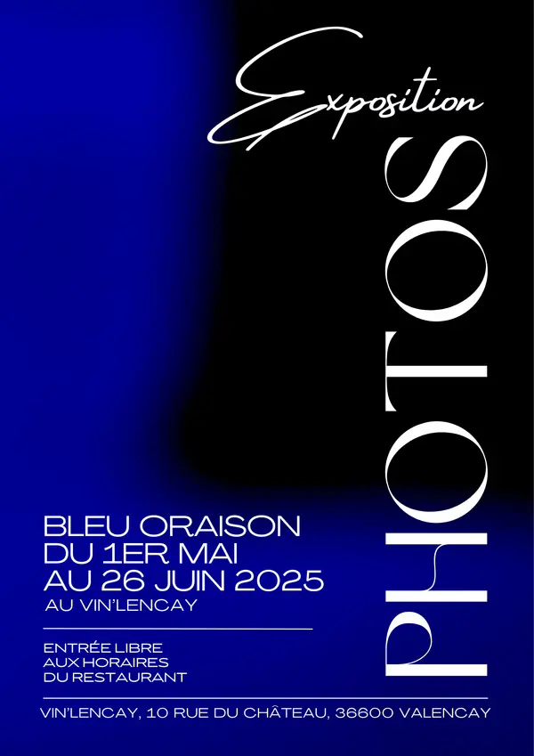 BLEU ORAISON au pays de Talleyrand du 1er mai au 28 juin 2025