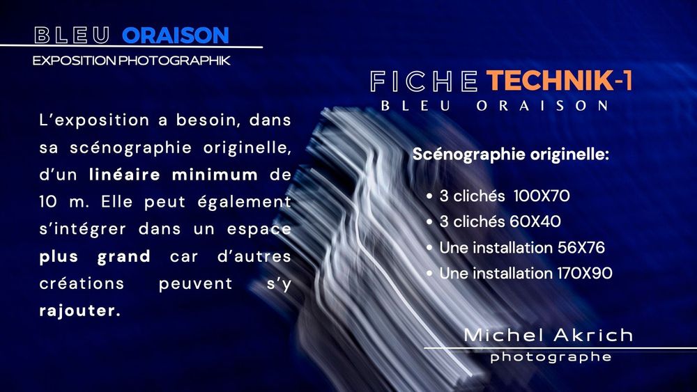 Dossier de presse — Bleu Oraison