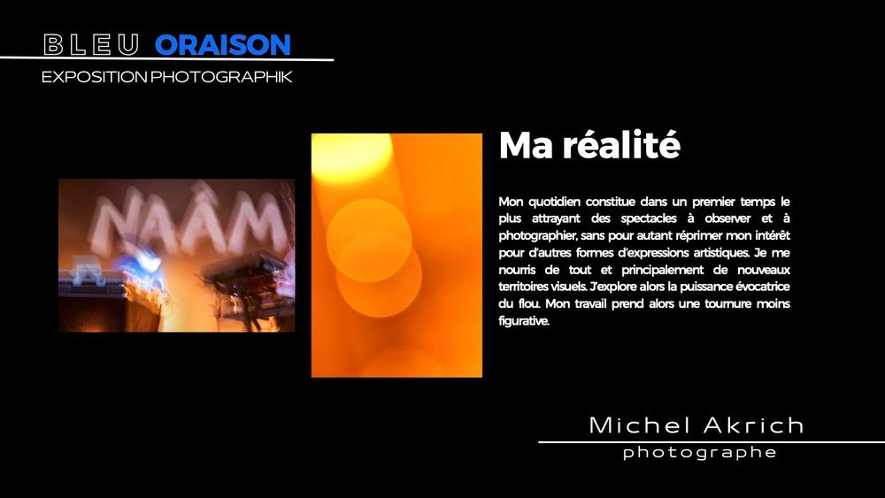 Dossier de presse — Bleu Oraison