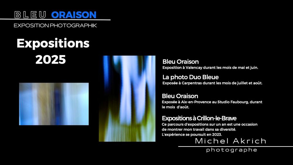 Dossier de presse — Bleu Oraison