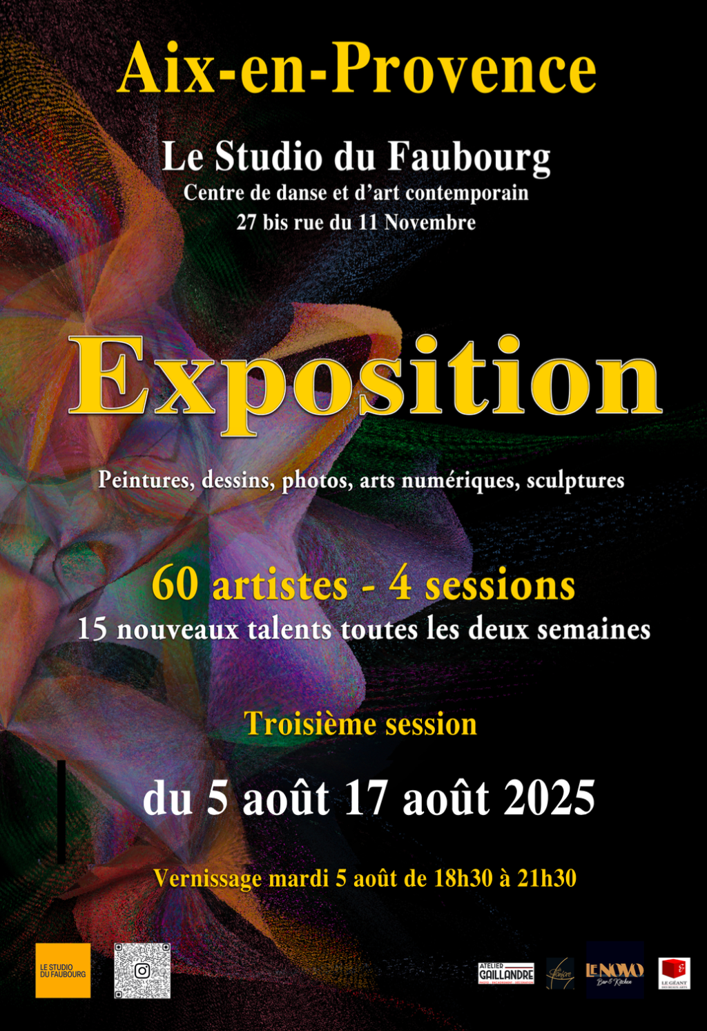 L&rsquo;exposition, BLEU ORAISON à Aix-en-Provence est maintenant&nbsp;terminée